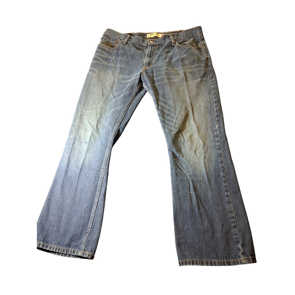 Levis 527 Slim Bootcut Jeans Mens 37x29 Medium Wash Blue Denim 5-Pocket